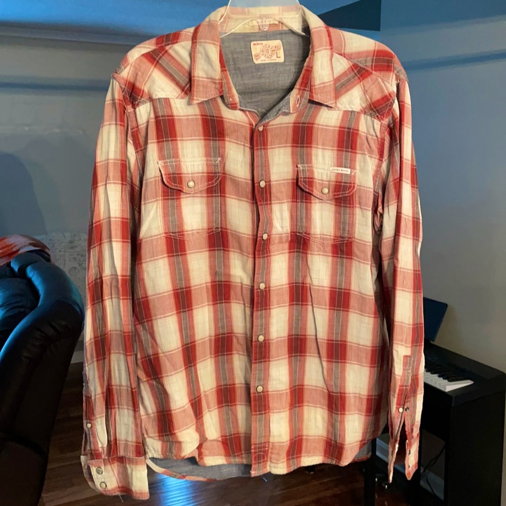 Lucky Brand - Large - Red Plaid